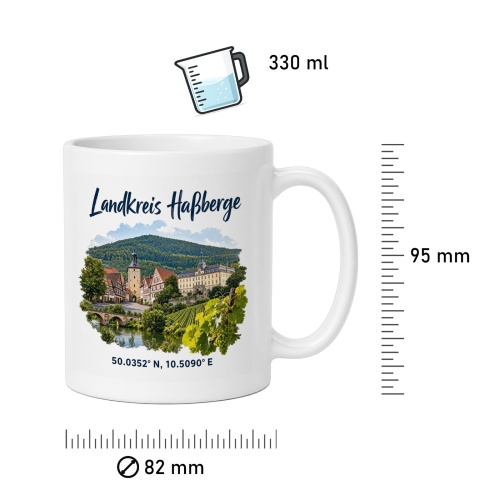 Tasse »Landkreis Haßberge«