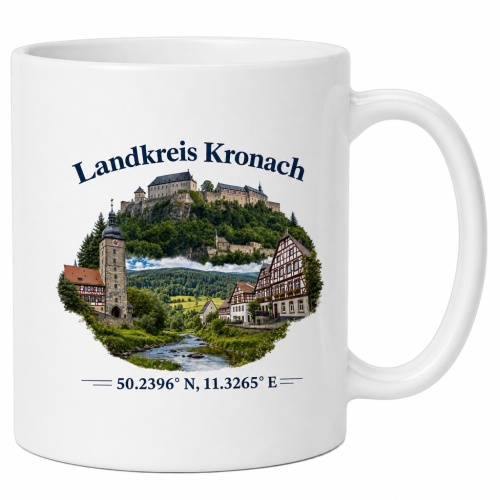 Tasse »Landkreis Kronach«