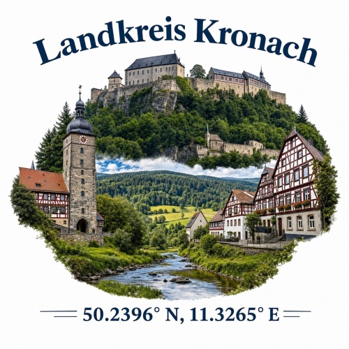 Tasse »Landkreis Kronach«