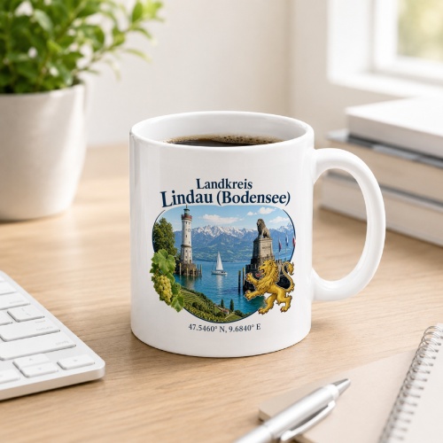 Tasse »Landkreis Lindau (Bodensee)«