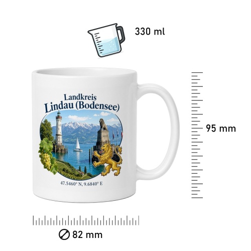 Tasse »Landkreis Lindau (Bodensee)«