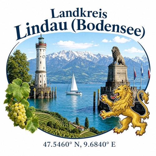 Tasse »Landkreis Lindau (Bodensee)«