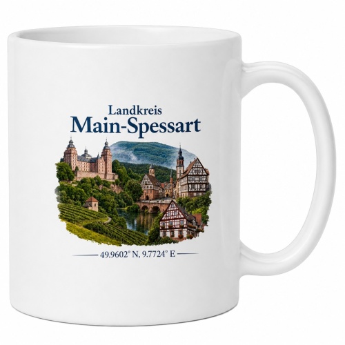 Tasse »Landkreis Main-Spessart«