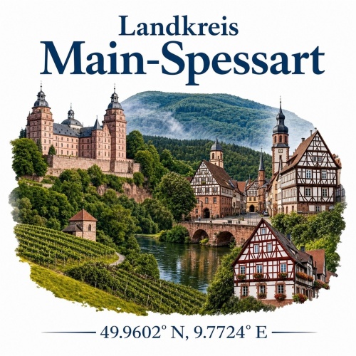 Tasse »Landkreis Main-Spessart«