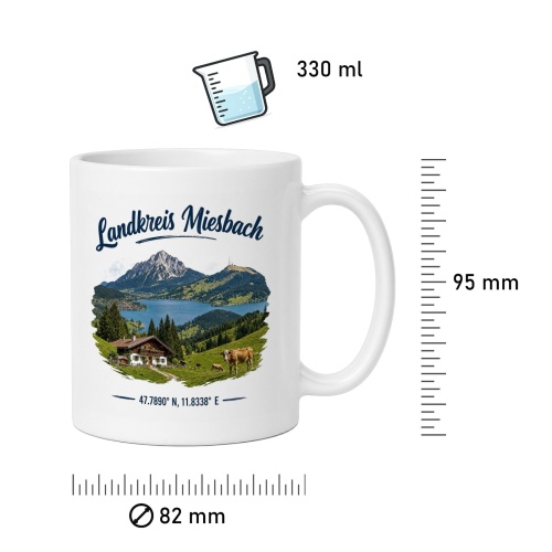 Tasse »Landkreis Miesbach«