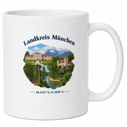 Tasse »Landkreis München Panorama«