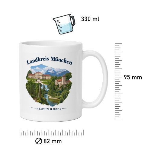 Tasse »Landkreis München Panorama«