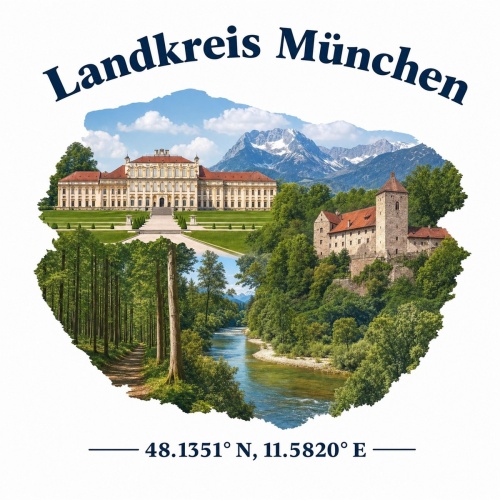 Tasse »Landkreis München Panorama«