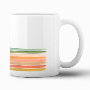 Tasse "Watercolor Stripes"