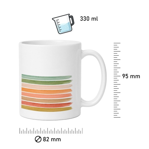 Tasse »Watercolor Stripes«