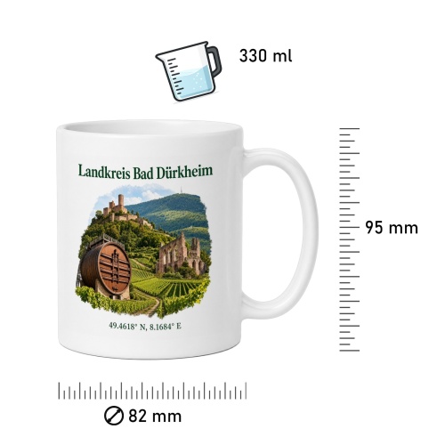 Tasse »Landkreis Bad Dürkheim«
