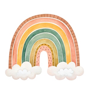 Tasse "Watercolor Rainbow"