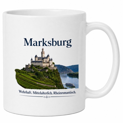 Tasse »Marksburg – Wehrhaft. Mittelalterlich....