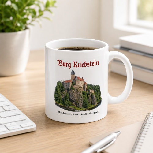 Tasse »Burg Kriebstein – Mittelalterlich....