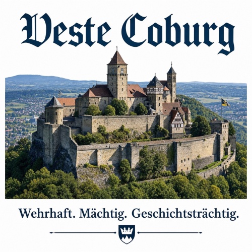 Tasse »Veste Coburg – Wehrhaft. Mächtig. Geschichtsträchtig.«