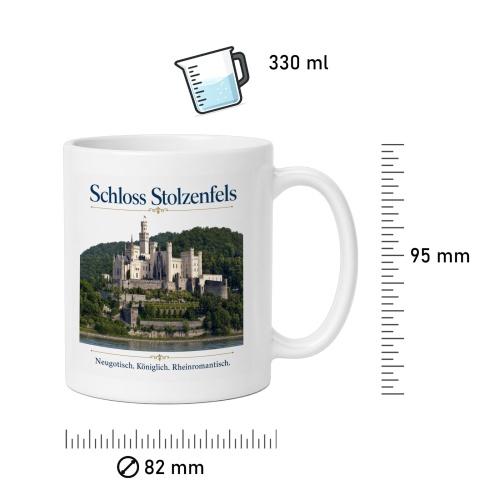 Tasse »Schloss Stolzenfels – rheinromantisch«