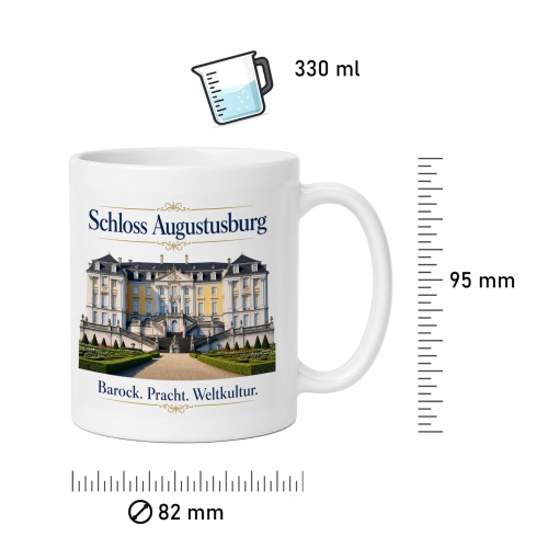 Tasse »Schloss Augustusburg – Barock. Pracht. Weltkultur.«