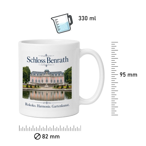 Tasse »Schloss Benrath – Rokoko & Gartenkunst«