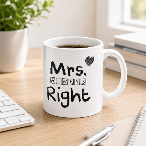 Tasse »Mrs. Always Right«