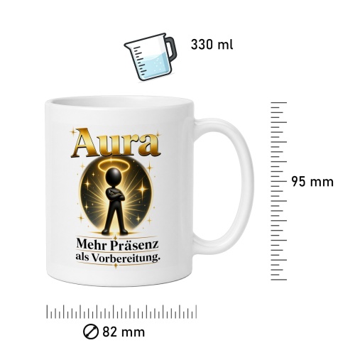Tasse »Aura – Mehr Präsenz als Vorbereitung«