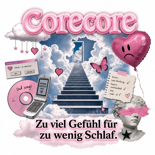 Tasse »Corecore – Zu viel Gefühl...