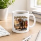 Tasse »Capybarino Koffeino – Keine Logik. Nur Energie.«