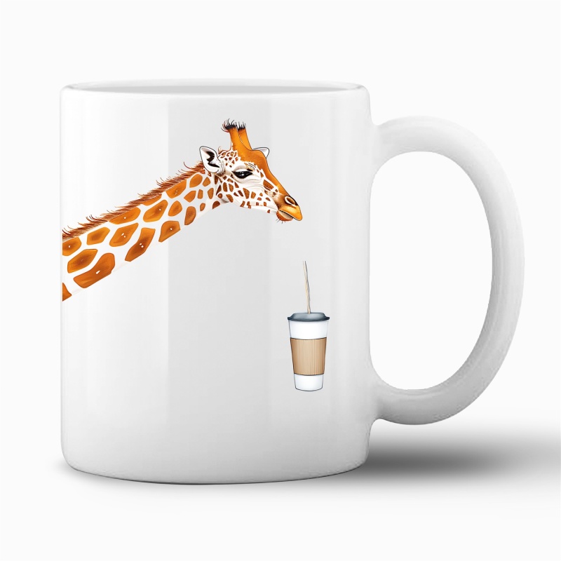 Tasse "Giraffe trinkt Kaffee"