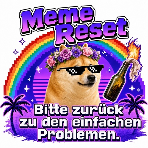 Tasse »Meme Reset – Bitte zurück zu den...