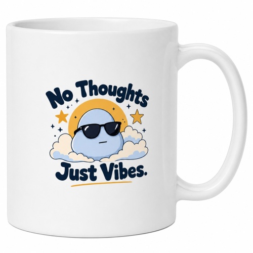 Tasse »No Thoughts Just Vibes«