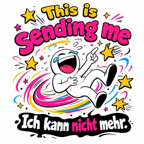 Tasse »This is sending me – Ich kann nicht...