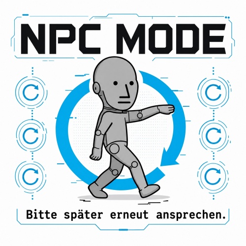 Tasse »NPC MODE – Bitte später erneut...