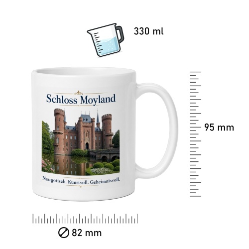 Tasse »Schloss Moyland – Neugotisch & geheimnisvoll«