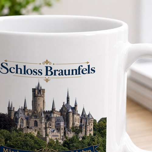 Tasse »Schloss Braunfels – Märchenhaft. Neugotisch. Erhaben.«