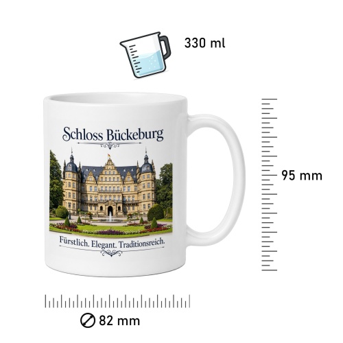 Tasse »Schloss Bückeburg – Fürstlich. Elegant. Traditionsreich.«