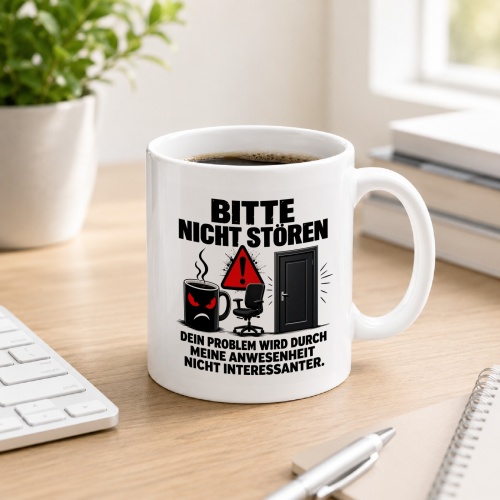 Tasse »Bitte nicht stören – Dein Problem...