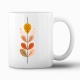 Tasse "Blätter Mid-Century"