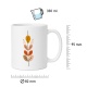 Tasse »Blätter Mid-Century«