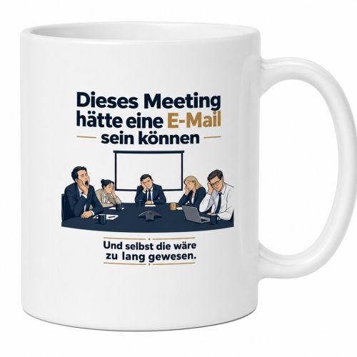 Tasse »Dieses Meeting hätte eine E-Mail sein...