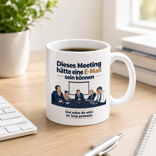Tasse »Dieses Meeting hätte eine E-Mail sein...