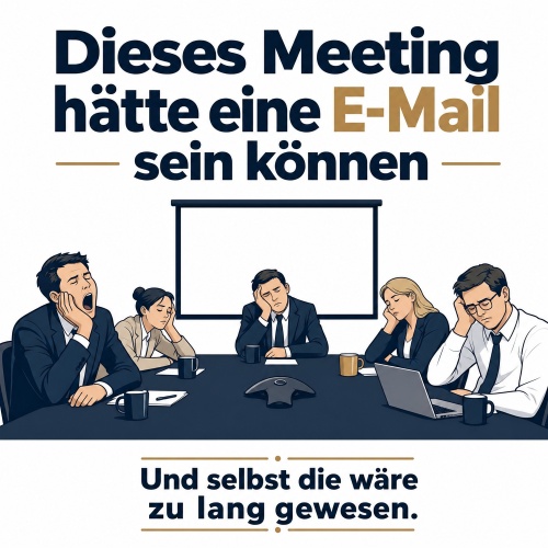 Tasse »Dieses Meeting hätte eine E-Mail sein können«
