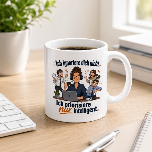 Tasse »Ich ignoriere dich nicht. Ich priorisiere...
