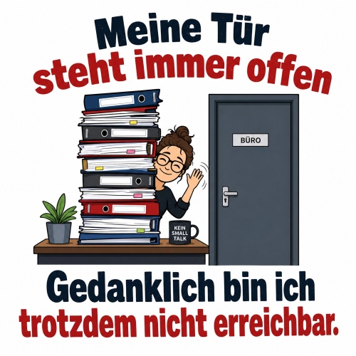 Tasse »Meine Tür steht immer offen«