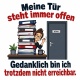 Tasse »Meine Tür steht immer offen«