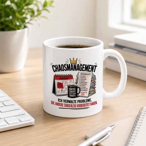 Tasse »Chaosmanagement – Ich verwalte...