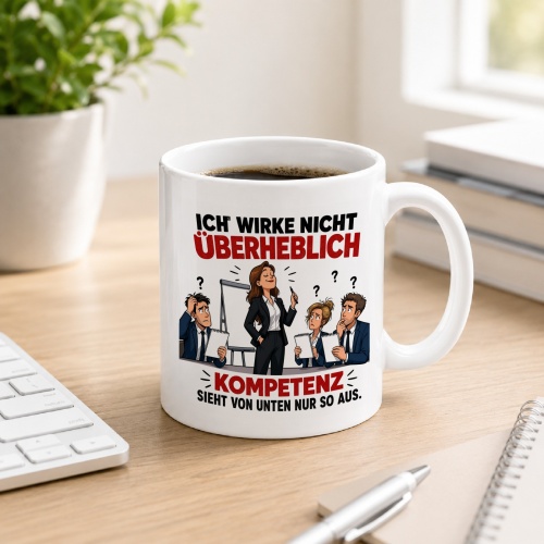 Tasse »Ich wirke nicht überheblich,...