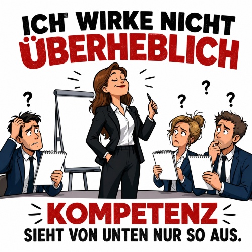 Tasse »Ich wirke nicht überheblich, Kompetenz«