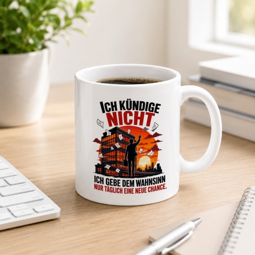 Tasse »Ich kündige nicht. Ich gebe dem...