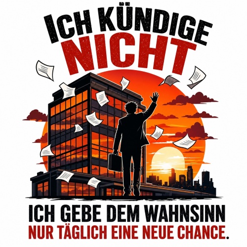 Tasse »Ich kündige nicht. Ich gebe dem Wahnsinn nur täglich eine neue Chance«