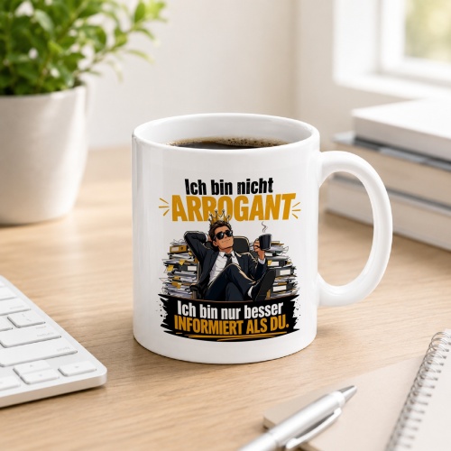 Tasse »Ich bin nicht arrogant. Ich bin nur besser...