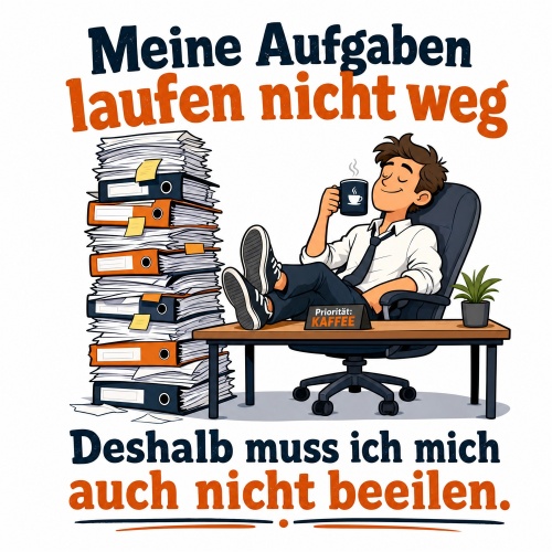 Tasse »Meine Aufgaben laufen nicht weg«